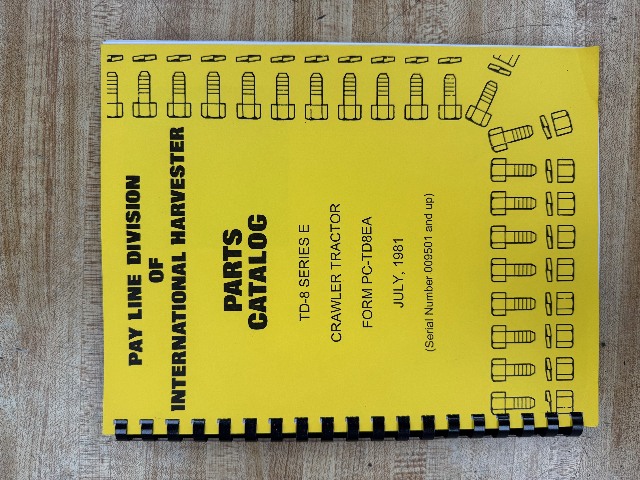 IH Dresser TD8E Crawler Tractor Parts Book Manual PC-TD8EA HIGH S/N 9501 UP NEW