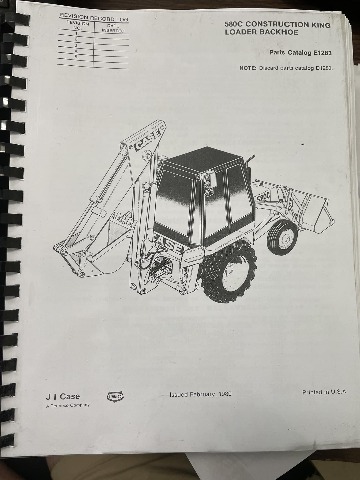 thumbnail image 2 of Case 580K Phase III Loader Backhoe Service Shop Manual & Parts Catalog Set 2 of 6
