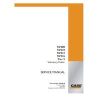 SV208 SV210 SV212 SV216 Tier 3 Vibratory Roller service Manual  Publication Number 47688018