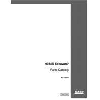 Case 9045B Excavator Parts Catalog Manual 7-2970