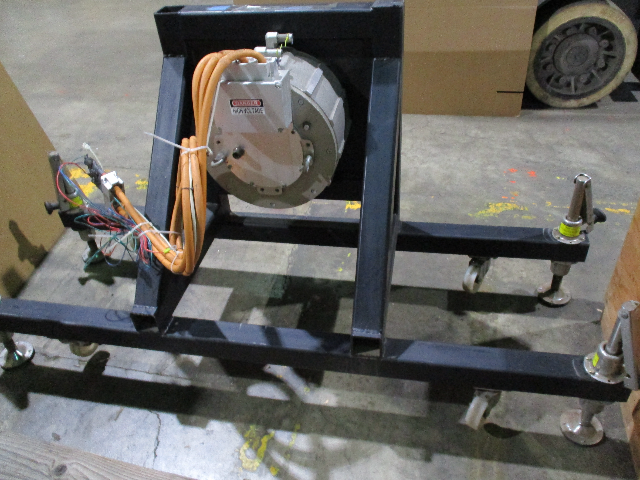 Used UQM 20080-044*B Electric Motor SPM250-130-3 with Adjustable Stand