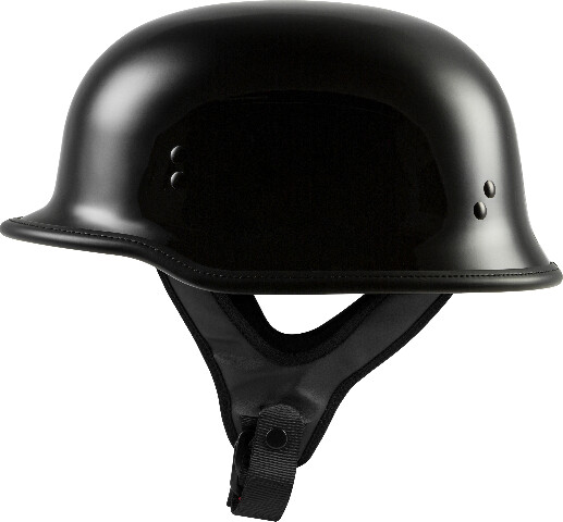 HIGHWAY 21 - H77-10003X - 9MM German Beanie Helmet Gloss Black 3X
