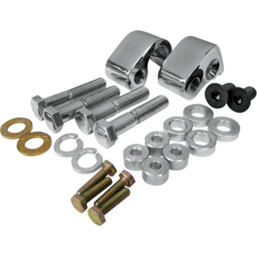 LA Choppers LA 7590 00 Rear Lowering Kit Chrome Harley Davidson 