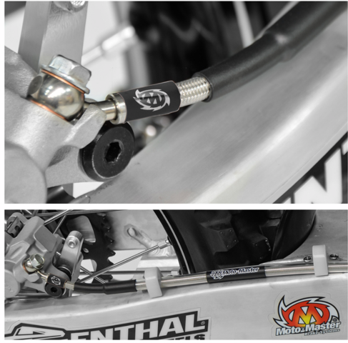 Moto-Master - 212012-PU Brake Line Rear KX 250 X 450 KLX R F