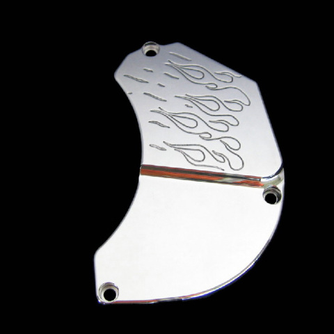 WPC1-BLK Black~ Water Pump Cover Logo ModQuad