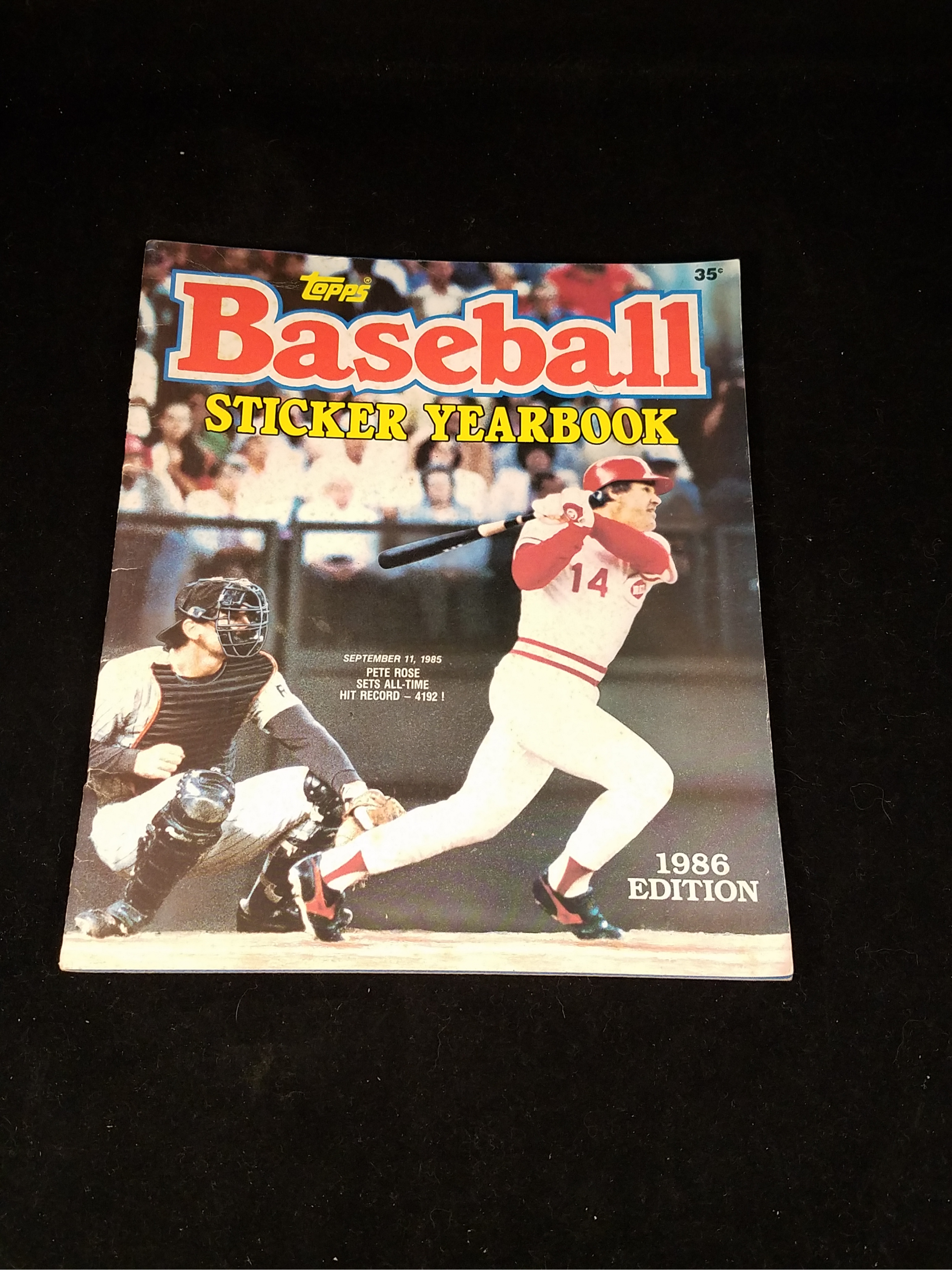 1986 Topps MLB Baseball Sticker Yearbook Album Unused Heroes Sports Cards