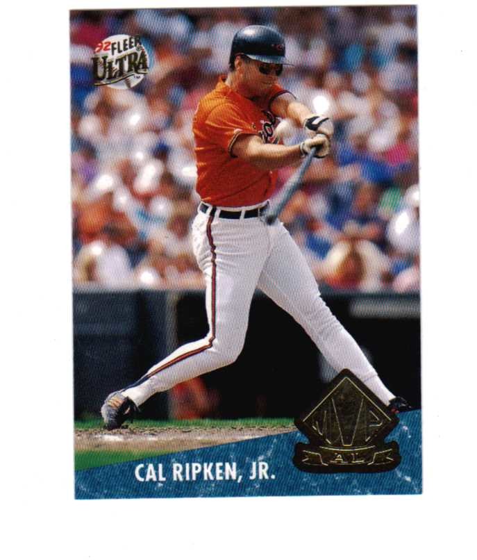 1992 Fleer Ultra Award Winners Complete Set Baseball MLB Ripken Bonds