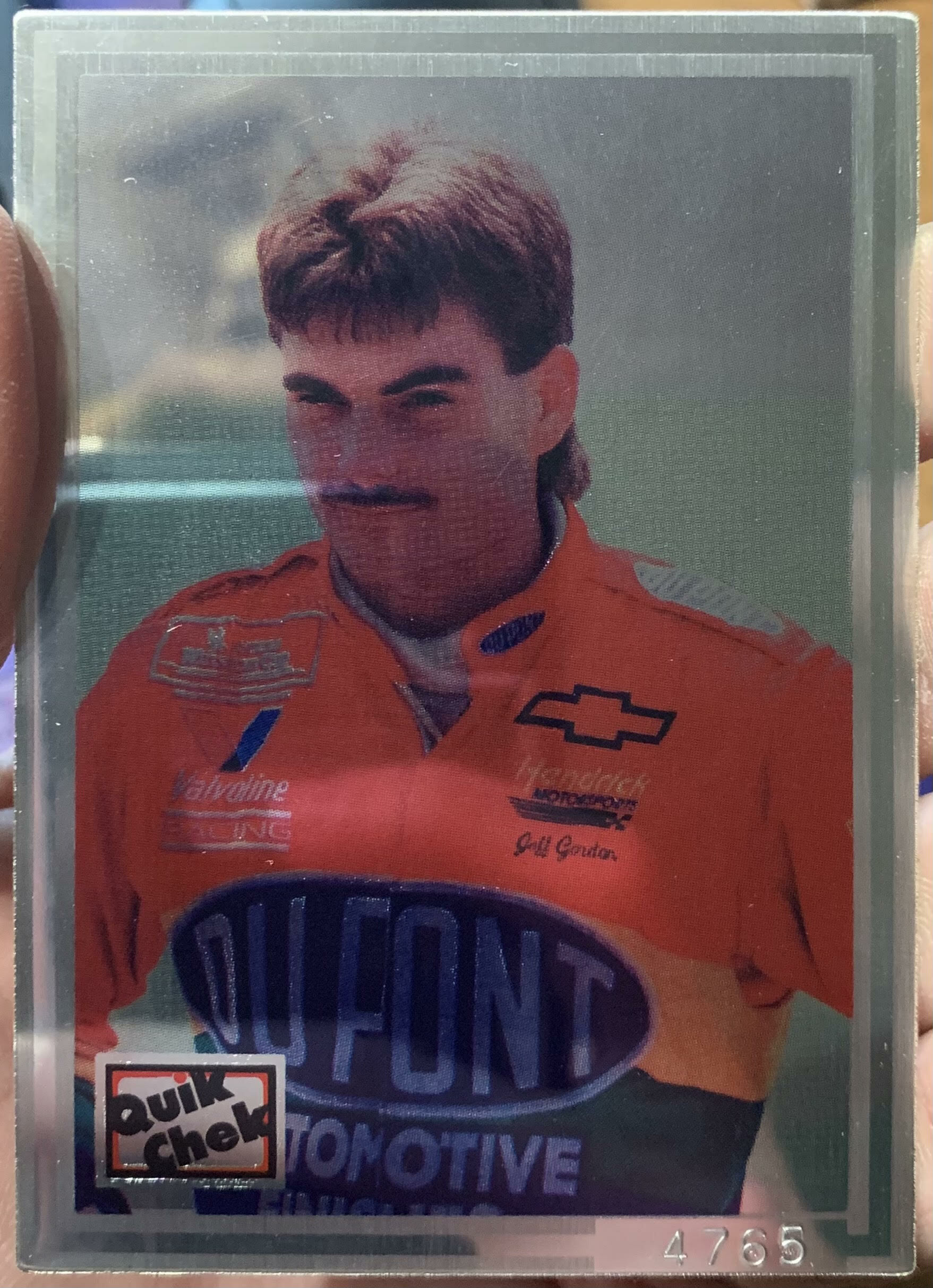 1993 Motorsports Traditions Card Dynamics Jeff Gordon 4765/7000 Nascar Card 9 Heroes Sports