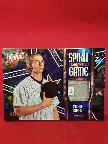 2018 Panini Father's Day Spirit of the Game Michael Kopech #MK Relic RC /25