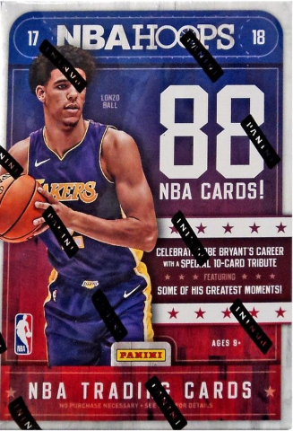 2017/18 NBA Hoops Trading Cards 11 Pack Blaster Box (Sealed)
