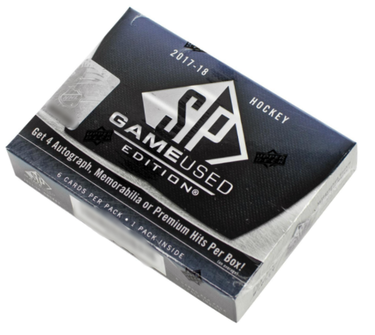 2017/18 Upper Deck SP Game Used Hockey Hobby Box (Sealed) 17/18