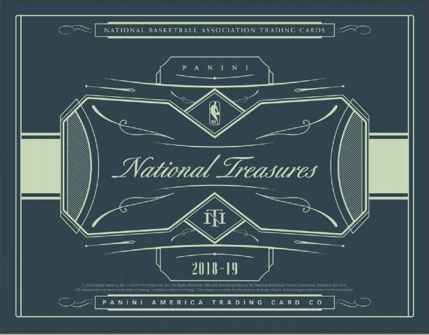 2018/19 Panini National Treasures Basketball Hobby Pack/BOX (Factory Sealed)