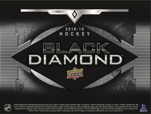 2018/19 Upper Deck UD Black Diamond Hockey Hobby 10 Box MASTER CASE (Sealed)