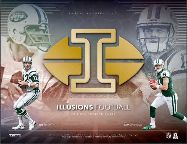 2018 Panini Illusions Football Hobby Box (10 Packs)(Sealed)