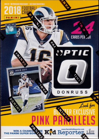 2018 Donruss Optic Football Blaster Box Sealed