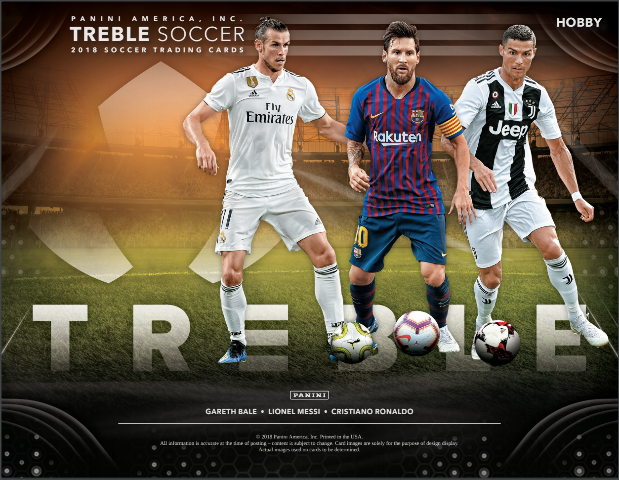 2018-19 Panini Treble Soccer (Futbal) Hobby Box (Sealed)