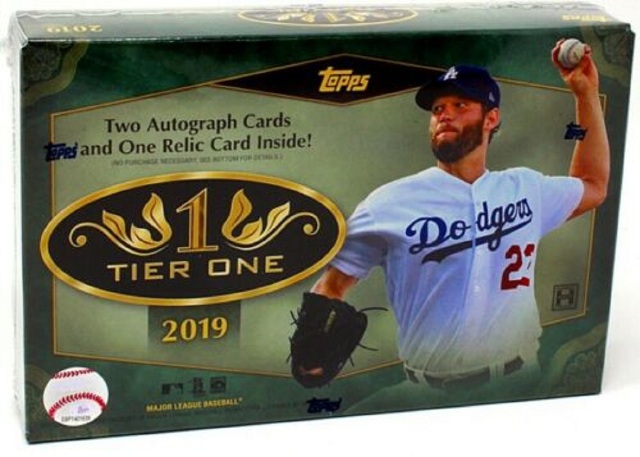 2019 Topps Tier One Baseball Hobby 12 Box Case (Factory Sealed)
