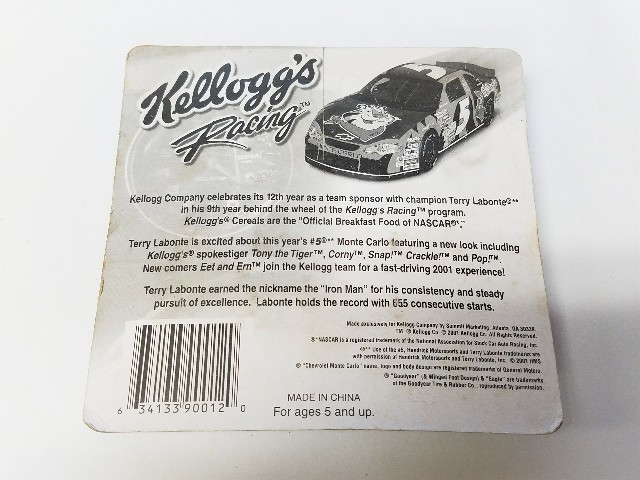 2001 Kellogg's Racing Mini-Car 1:64 Terry Labonte #5 Tony The