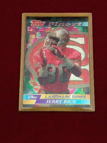 1995 Topps Finest Landmark Series Bronze Football Cards Smith