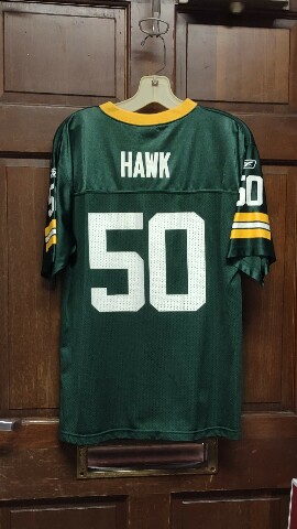 Reebok NFL Team Apparel Green Bay Packers #50 AJ Hawk Jersey Youth