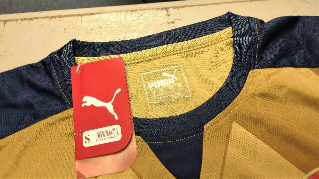 2015 Puma Arsenal Alexis #17 Gold Away Soccer Jersey