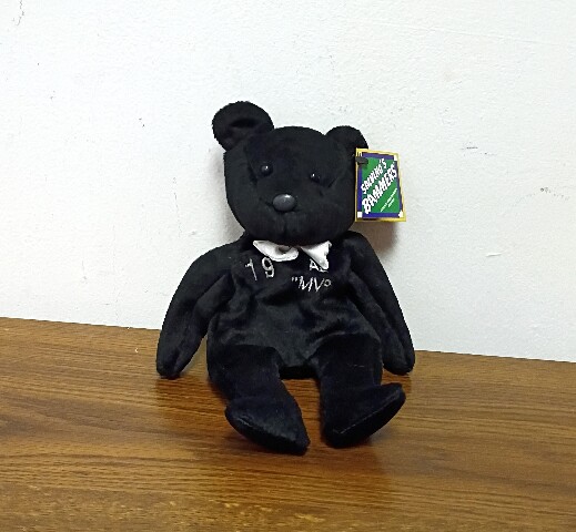 Salvino's Bammers Juan Gonzalez #19 Black Beanie Bear Plush AL "MVP"