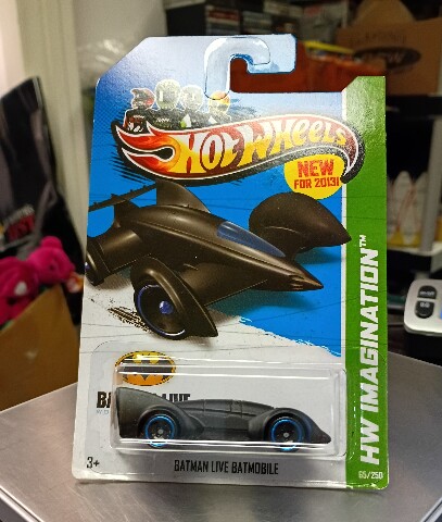 2013 Hot Wheels HW Imagination Batman Live Batmobile #65/250  NOS C21