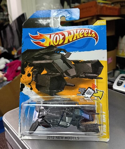 2012 Hot Wheels New Models Batman THE BAT Dark Knight Rises #27/50  NOS C21