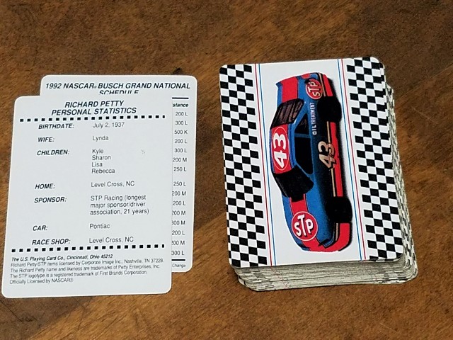 Vintage Richard Petty NASCAR Playing Cards Deck Poker US