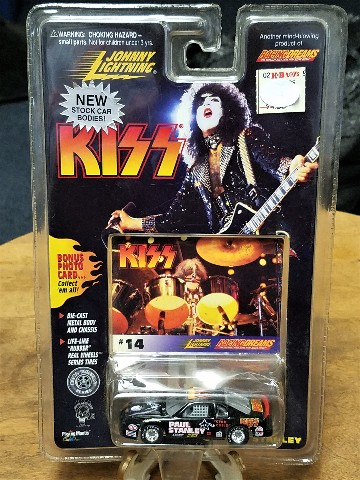 1997 KISS Johnny Lightning Stock Car #14 Paul Stanley "Peter At Work In Office"