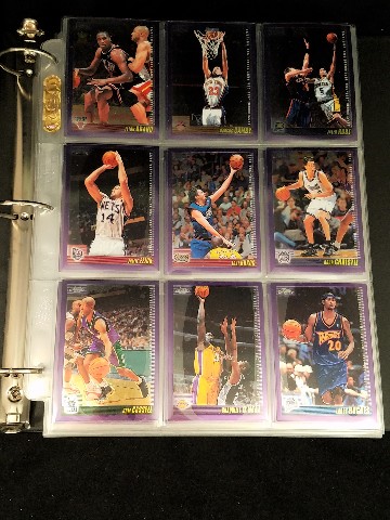 2000-01 Topps Chrome Complete 200 Card Set With 7 Insert Sets NBA