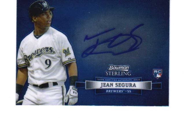 Jean Segura 2012 Bowman Sterling Rookie Autograph #JS RC auto