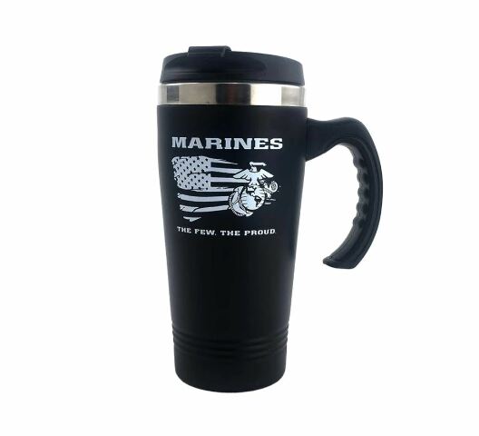 Vanguard MARINE CORPS STAINLESS STEEL MUG: MARINE CORPS LOGO