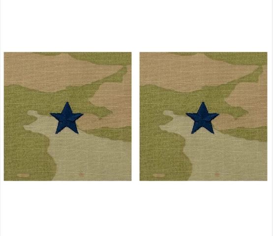 Vanguard SPACE FORCE EMBROIDERED OCP SEW OFFICER RANK INSIGNIA BRIGADIER GENERAL