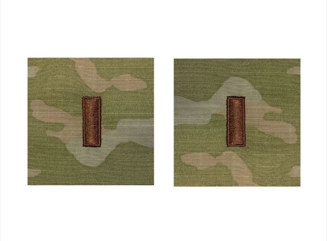 Vanguard SPACE FORCE EMBROIDERED OCP SEW OFFICER RANK INSIGNIA SECOND LIEUTENANT