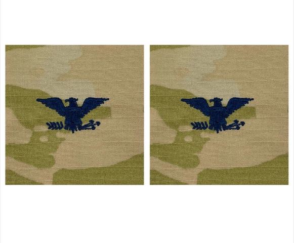 Vanguard SPACE FORCE EMBROIDERED OCP SEW ON OFFICER RANK INSIGNIA: COLONEL