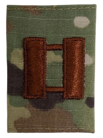 Vanguard AIR FORCE GORTEX OFFICER RANK: CAPTAIN OCP JACKET TAB (each)