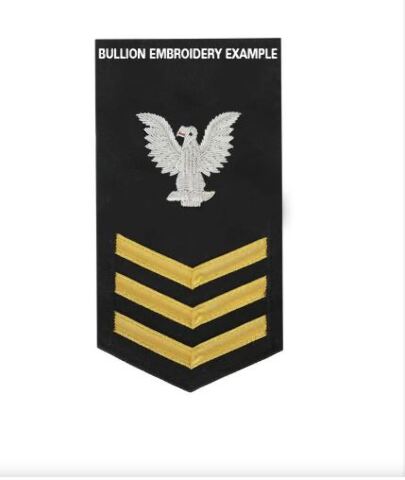 Vanguard NAVY E6 MALE RATING BADGE: JOURNALIST - BULLION EMBROIDERY