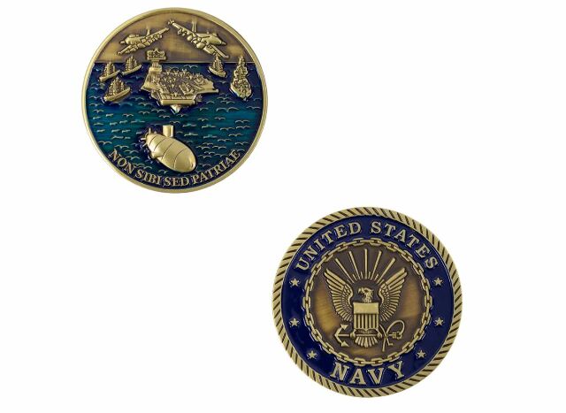 Vanguard COIN: 2" US NAVY THEME - NON SIBI SED PATRIAE