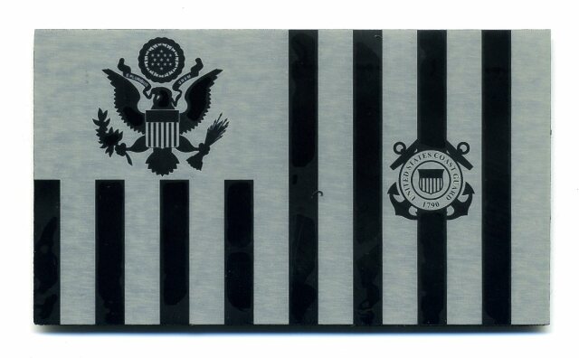 Vanguard FLAG PATCH: US COAST GUARD FLAG - IR INFRARED - HOOK CLOSURE