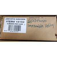 2022-23 Panini Immaculate Soccer Factory Sealed 6 Box Hobby Case