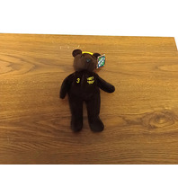 Salvino's Bamm Beano's Babe Ruth #3 Brown Beanie Plush Toy Bear Home Run #60