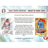 2023 Topps Pristine Road To Euro 2024 Soccer Hobby 8 Box Case