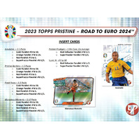 2023 Topps Pristine Road To Euro 2024 Soccer Hobby 8 Box Case