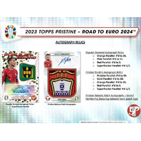 2023 Topps Pristine Road To Euro 2024 Soccer Hobby 8 Box Case
