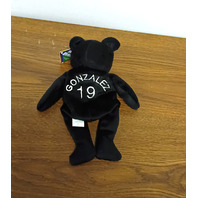 Salvino's Bammers Juan Gonzalez #19 Black Beanie Bear Plush AL "MVP"