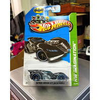 2013 Hot Wheels HW Imagination Batman Arkham Asylum Batmobile #63/250 NOS C21