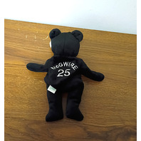 Salvino's Bammers Mark McGwire #25 Black Beanie Bear Plush NL H.R. CHAMP
