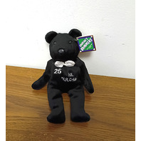 Salvino's Bammers Mark McGwire #25 Black Beanie Bear Plush NL H.R. CHAMP