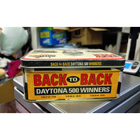Back to Back Daytona 500 Winners Tin Yarborough Sterling Petty Empty Tin  N20